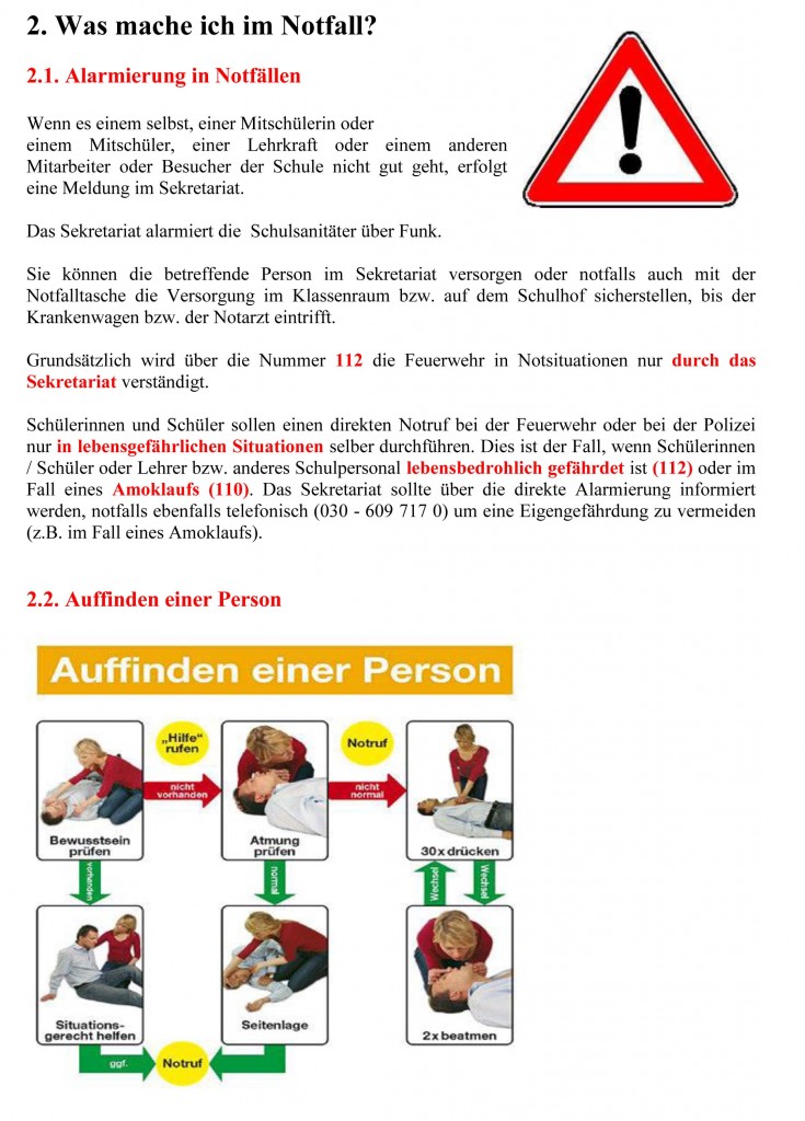 Schulsanitätsdienst 2